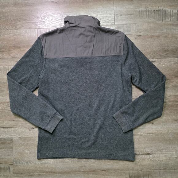 Banana Republic Pullover Men’s Large Gray Snap Button Casual - Picture 4 of 7